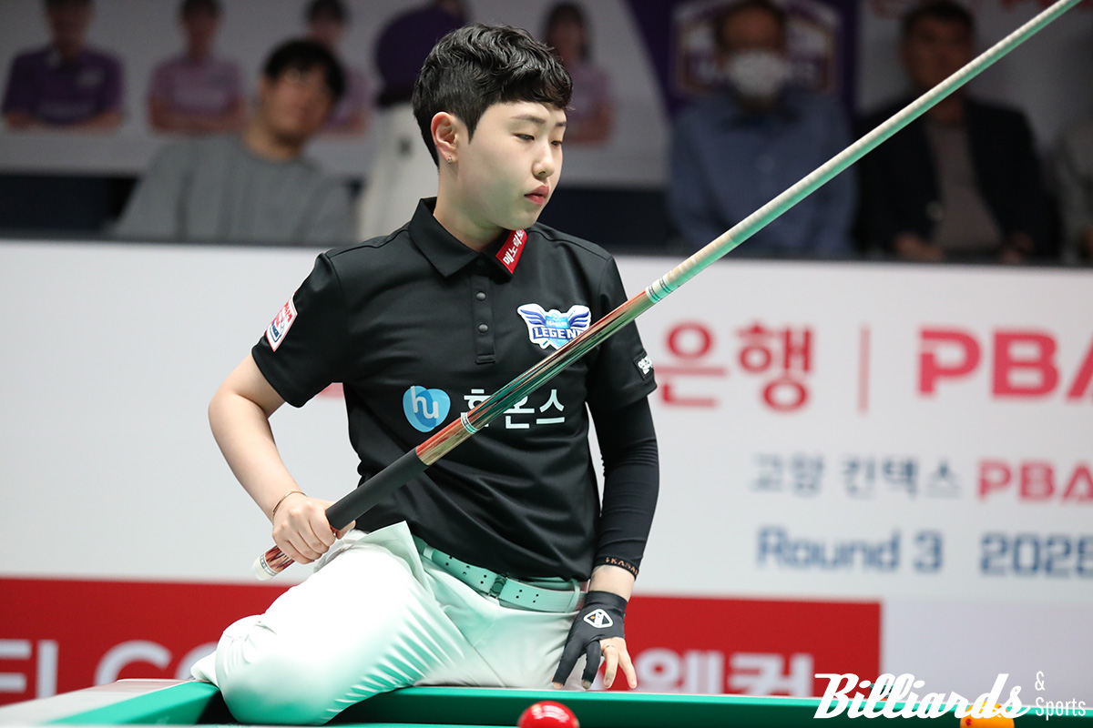 2세트와 4세트에 출전한 김세연(휴온스)