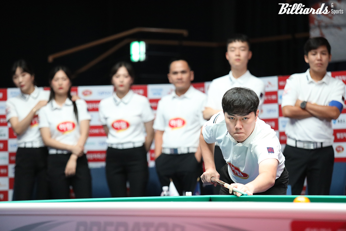 3세트에서 승리를 거둔 하림 리더 김준태.