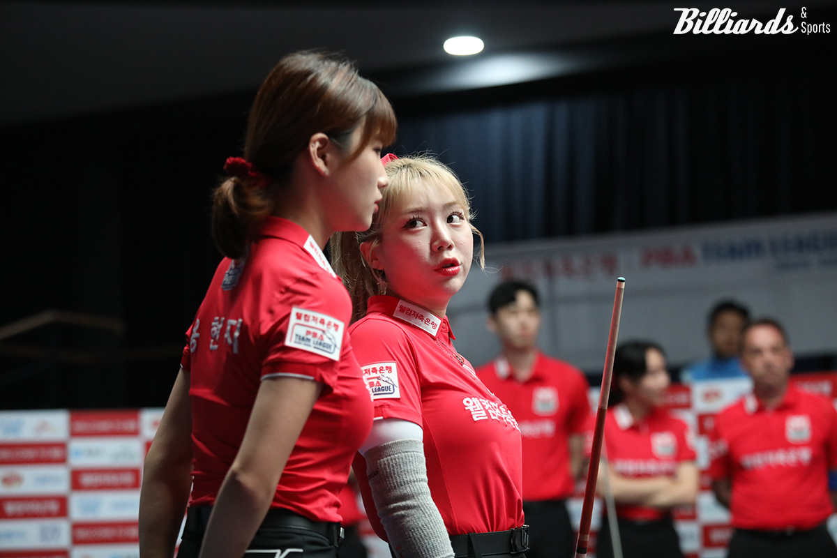 김예은은 여자복식전에서도 김가영에게 통산 8승 6패로 앞서 있다.