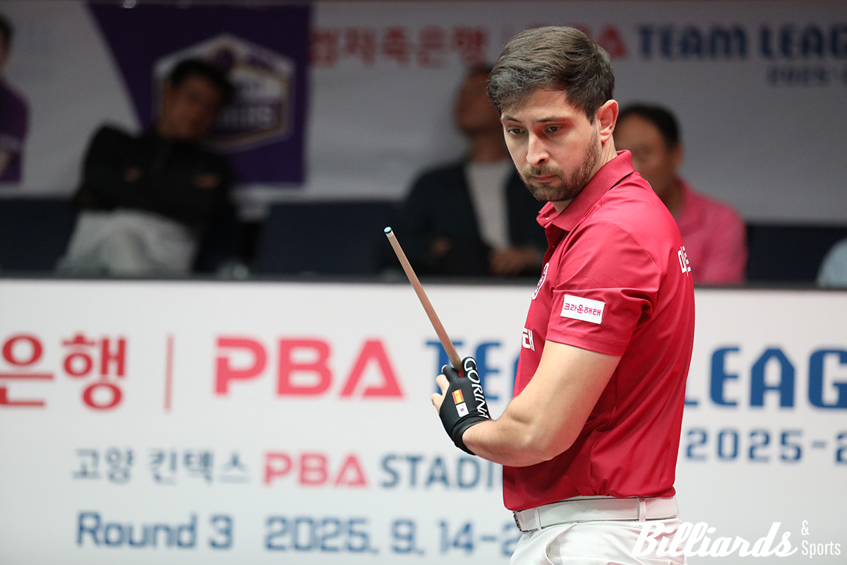 1세트와 5세트에 출전한 다비드 마르티네스(크라운해태)는 1세트에 승리를 거뒀지만, 5세트에서는 조재호(NH농협카드)에게 패배를 당해 끝내 팀 승리를 이끌지 못했다.