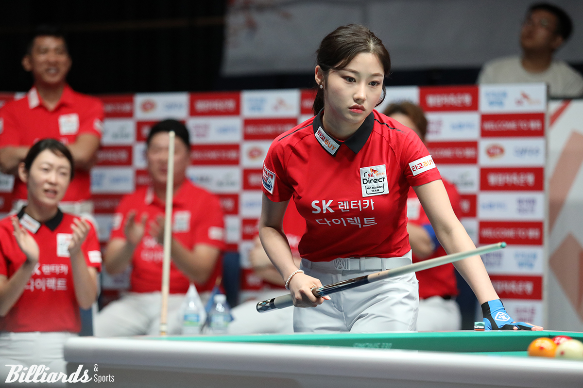 조예은(SK렌터카)은 2세트에서 6점을 치며 활약했다.  사진=이용휘 기자