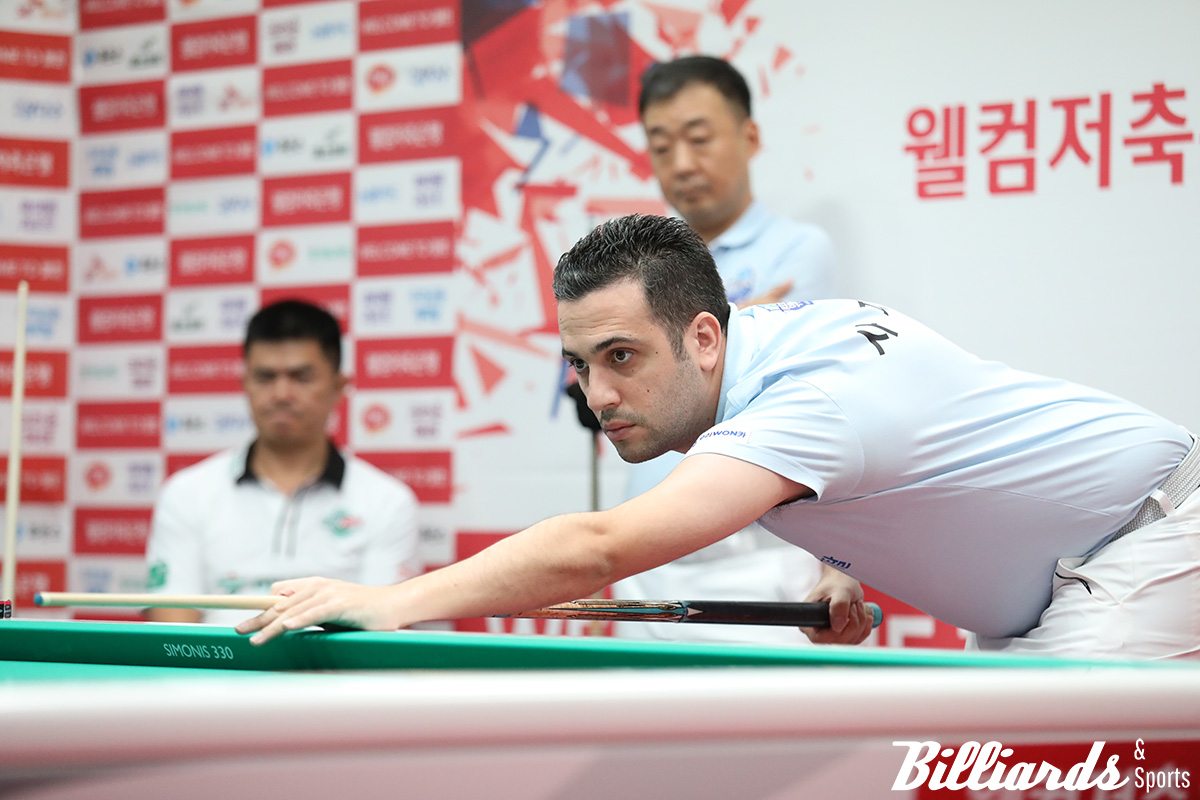 다비드 사파타(우리금융캐피탈)는 1세트와 3세트에 승리하며 팀에 기여했으나 그의 두 세트 승리는 결국 빛을 보지 못했다.