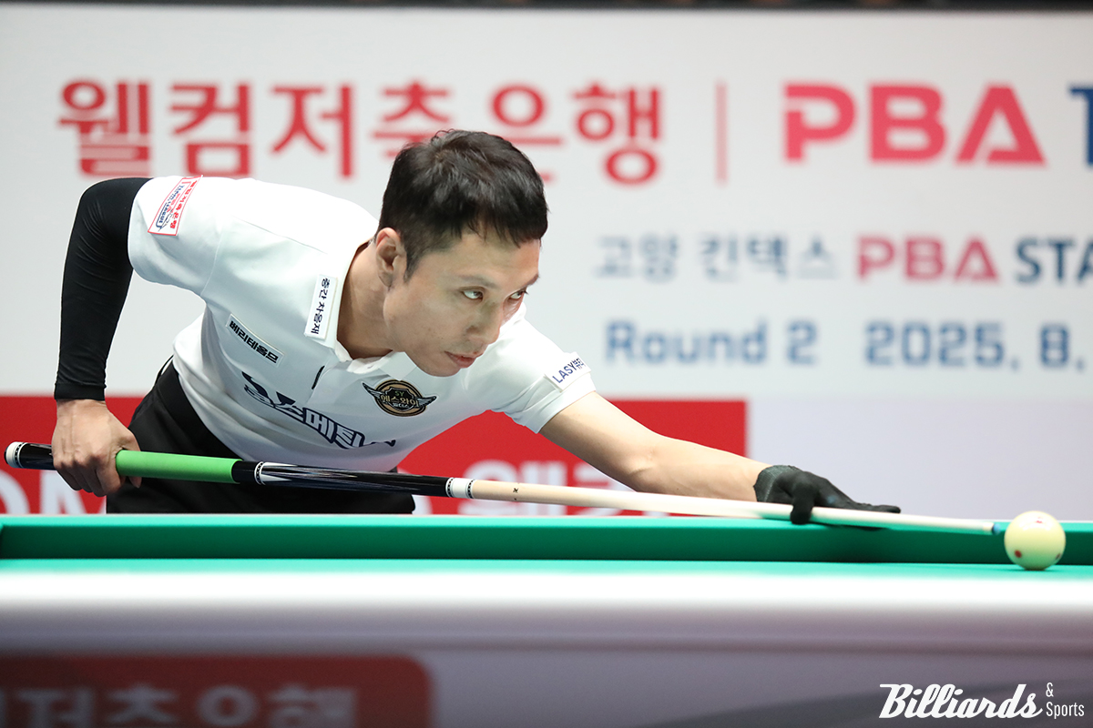 에스와이가 3라운드 5일 차 경기에서 하이원리조트를 4-3으로 제압하며 승점2를 추가했다.  사진=이용휘 기자