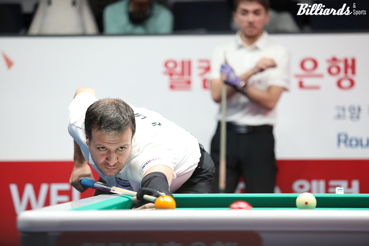 3세트 남자단식을 승리한 륏피 체네트(하이원리조트).