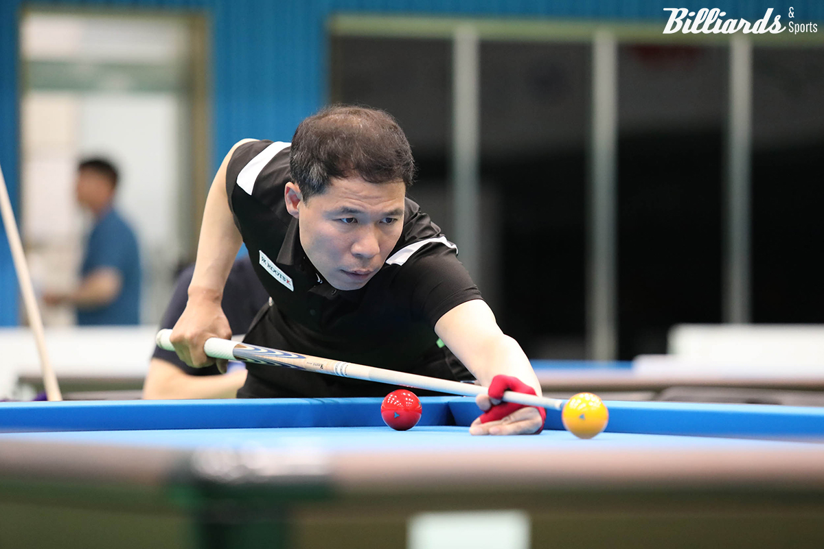 허정한은 준결승전에서 김행직(전남-진도군청)에게 50:46(30이닝)으로 승리하며 결승에 진출, 조명우와 결승에서 다시 만났다.