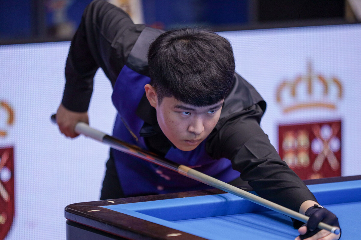 한국의 주니어 아시아챔피언 김도현(상동고부설방통고)이 주니어 세계선수권 준결승에서 아쉽게 1점 차로 패해 결승행이 좌절됐다.  사진=SOOP 제공 