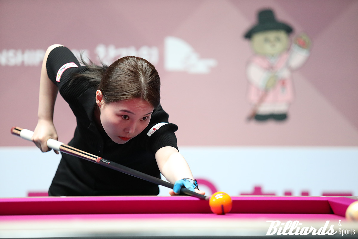 PPQ 하이런 8점에 이어 PQ에서도 하이런 7점을 치며 25점을 완주하고 64강에 오른 강유진. 사진=고양/이용휘 기자