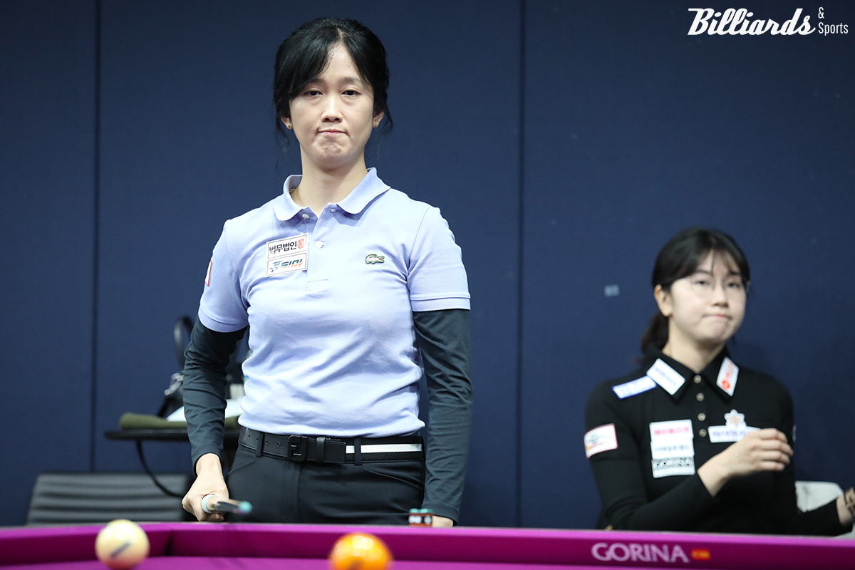 이미래에게 64강에서 패한 최보람.