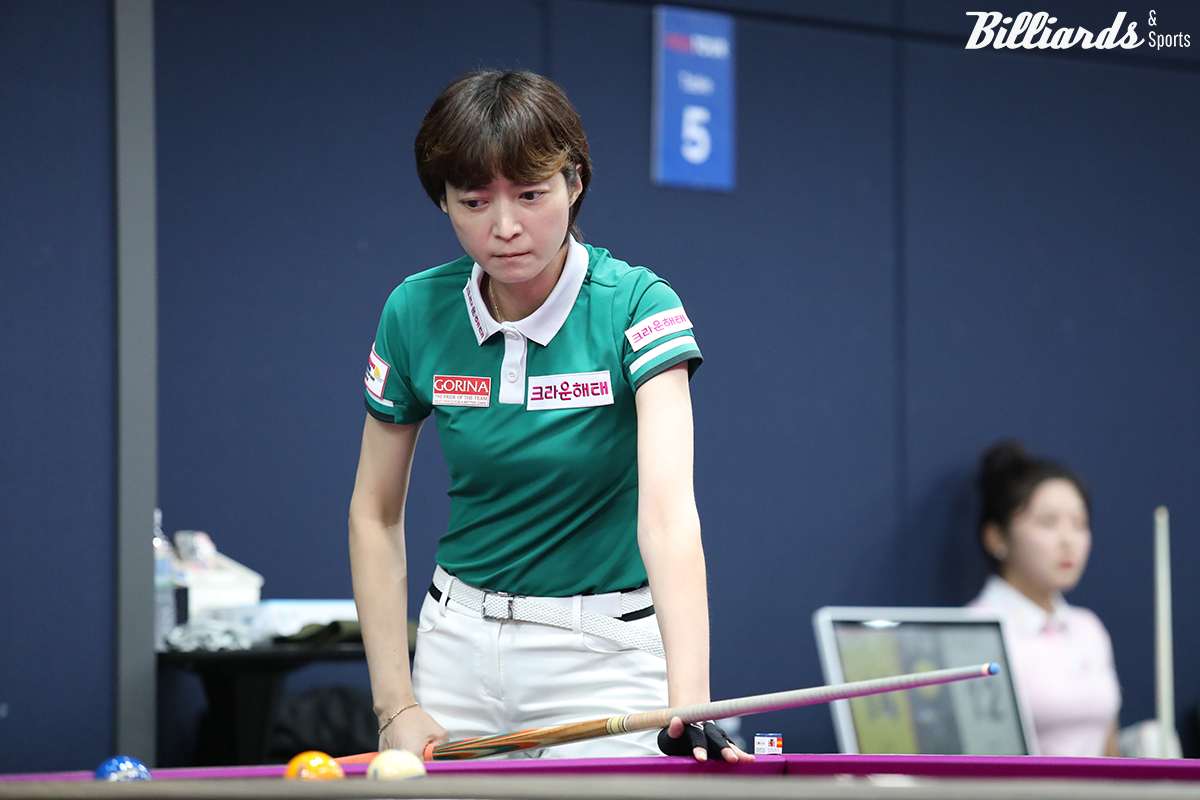 64강에서 김명희에게 일격을 맞고 탈락한 임정숙.