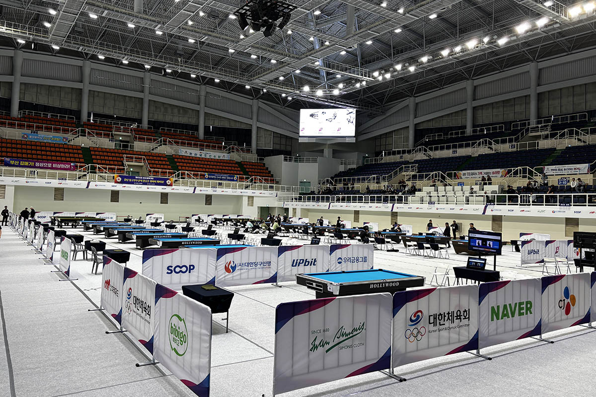 제106회 전국체육대회 당구 종목 대회가 오는 30일부터 부산광역시 기장군 기장체육관에서 열린다. 사진=대한당구연맹 제공