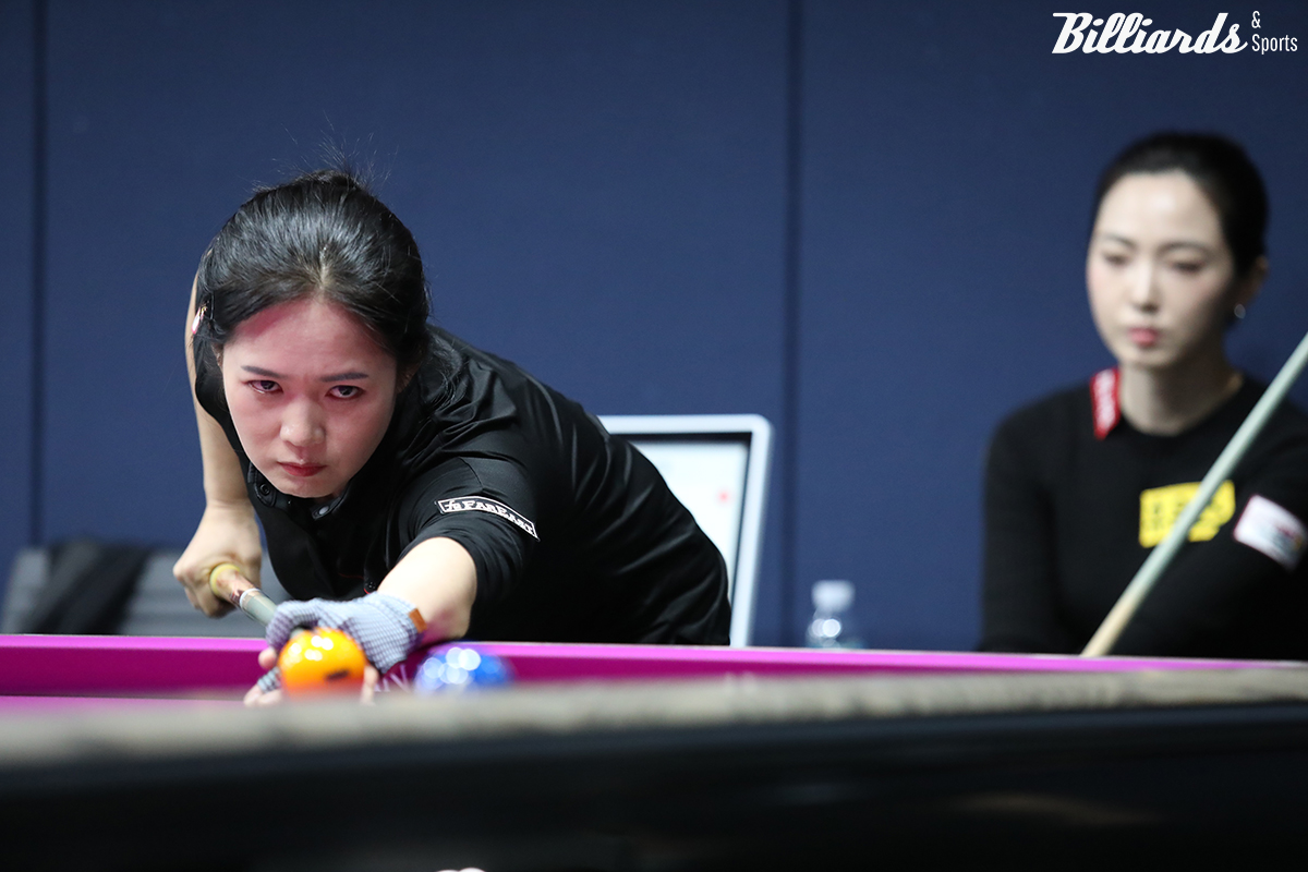 차유람을 꺾고 16강에 진출한 김정미.