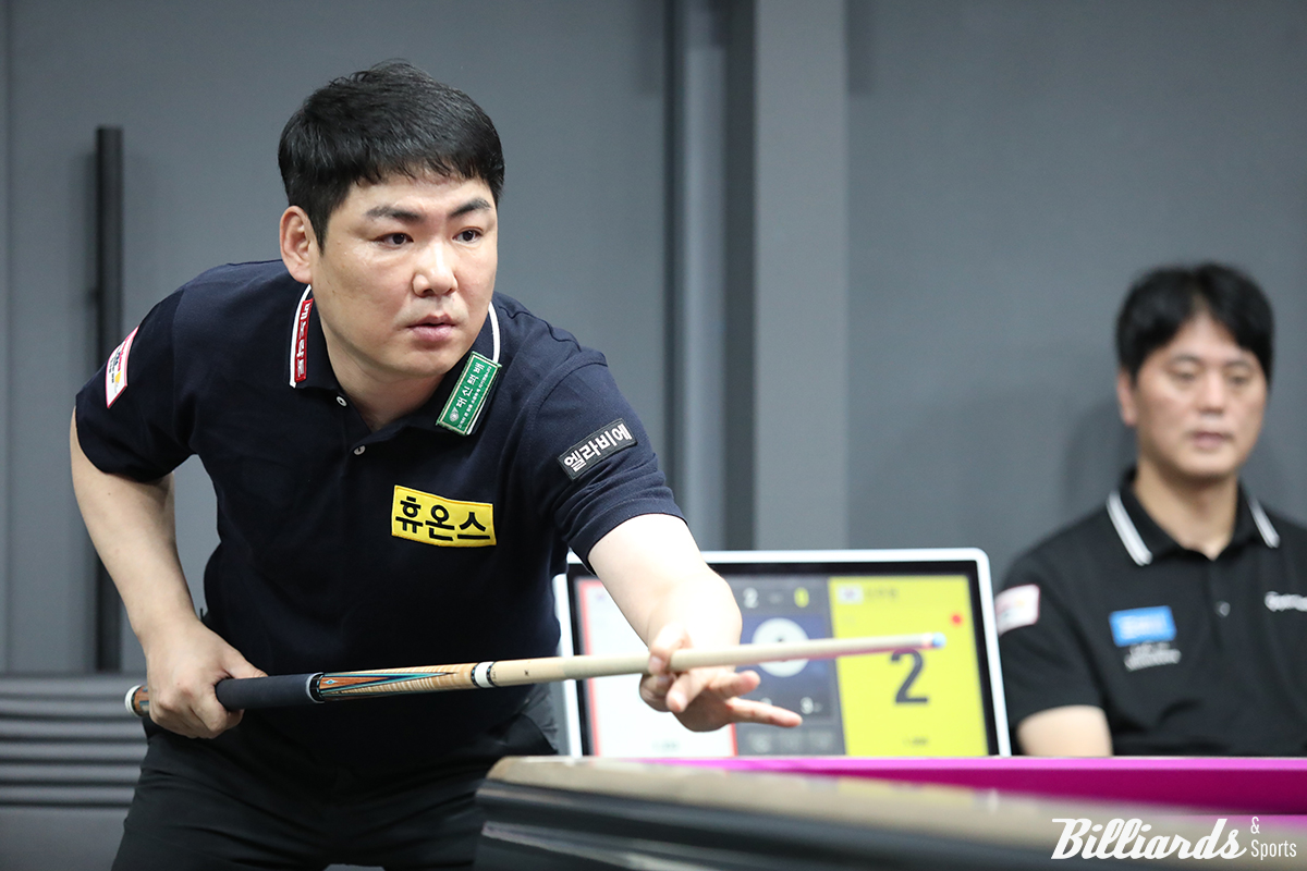 이상대(휴온스)가 5차 투어 첫날부터 '애버리지 3.462'의 맹타를 휘둘러 64강에 진출했다.  사진=고양/이용휘 기자