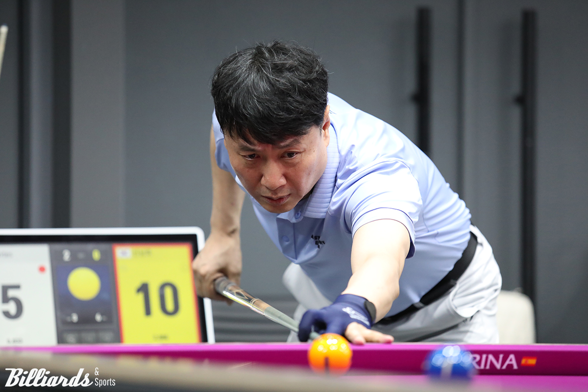 128강전에서 안토니오 몬테스(NH농협카드)를 두 차례 승부치기 끝에 1 대 0으로 꺾은 신남호