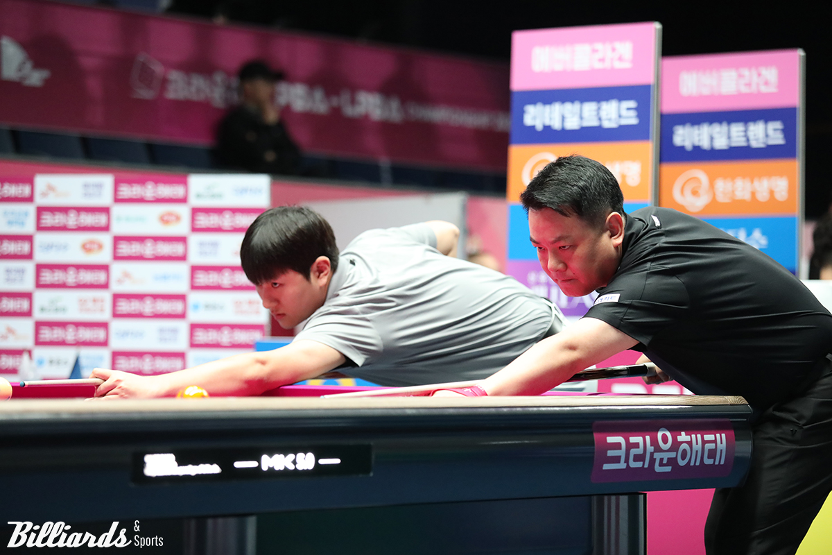 조재호 vs 이재형의 128강전 뱅킹 장면.