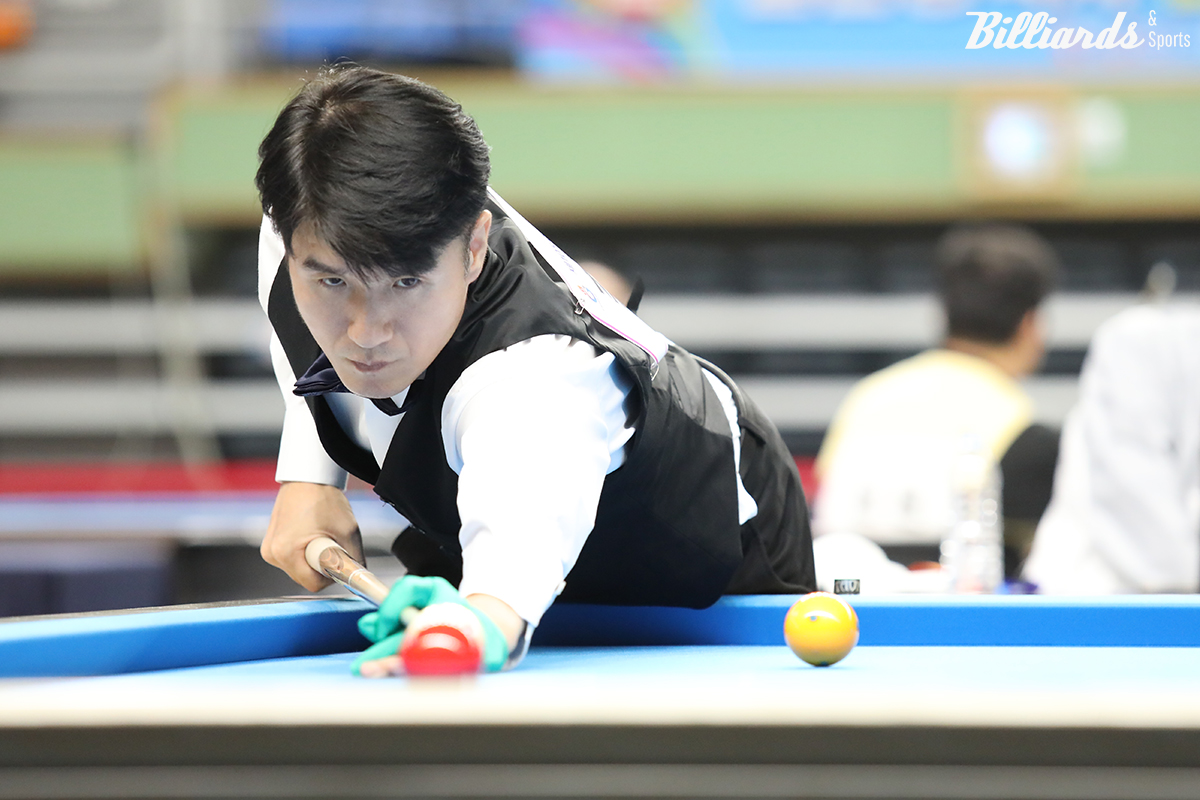 캐롬 1쿠션 동메달 강자인(충남체육회).