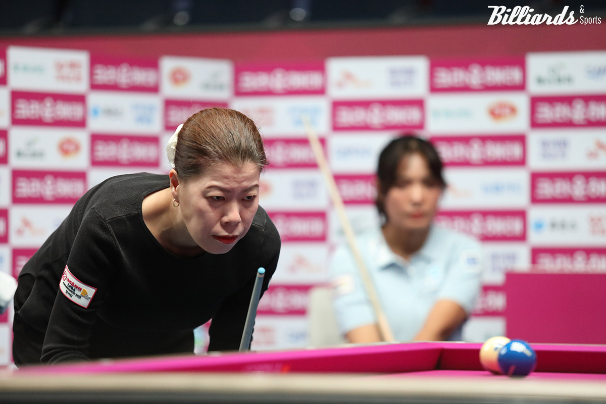 이신영과 16강에서 대결하는 이마리. 전날 32강전에서 이마리는 스롱 피아비(우리금융캐피탈)를 승부치기에서 꺾었다.