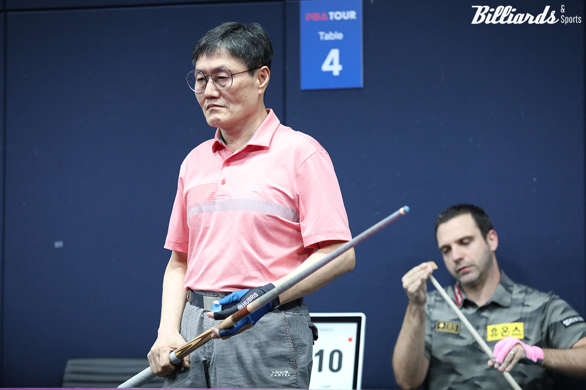 팔라손에게 승리한 진이섭.