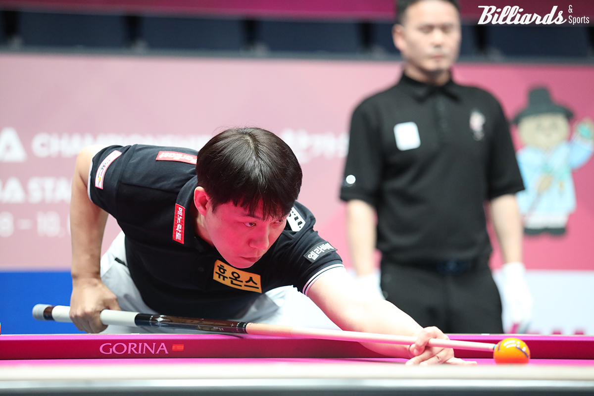 지난 4차 투어 준우승자인 최성원(휴온스)은 이영민에게 져 1회전 탈락의 쓴맛을 봤다.