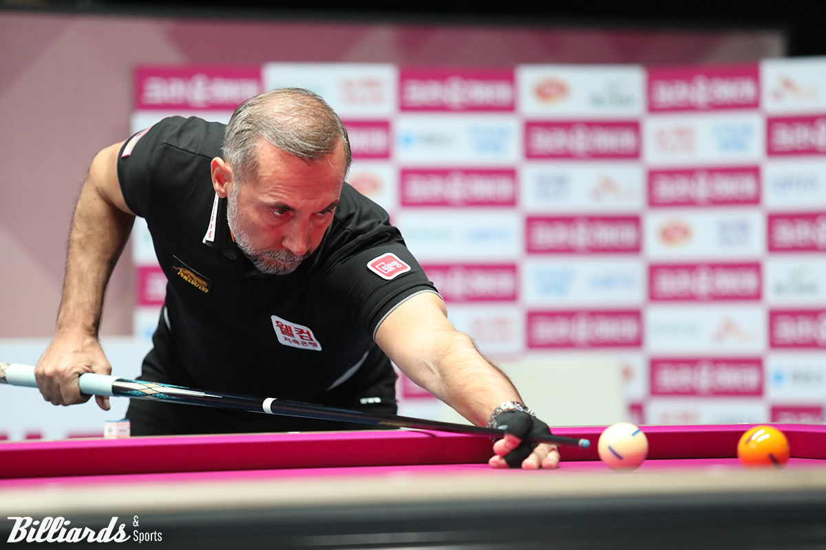 김준태와 매 세트 접전을 벌인 사이그너는 2세트를 승리해 1-1 동점을 만들었다.