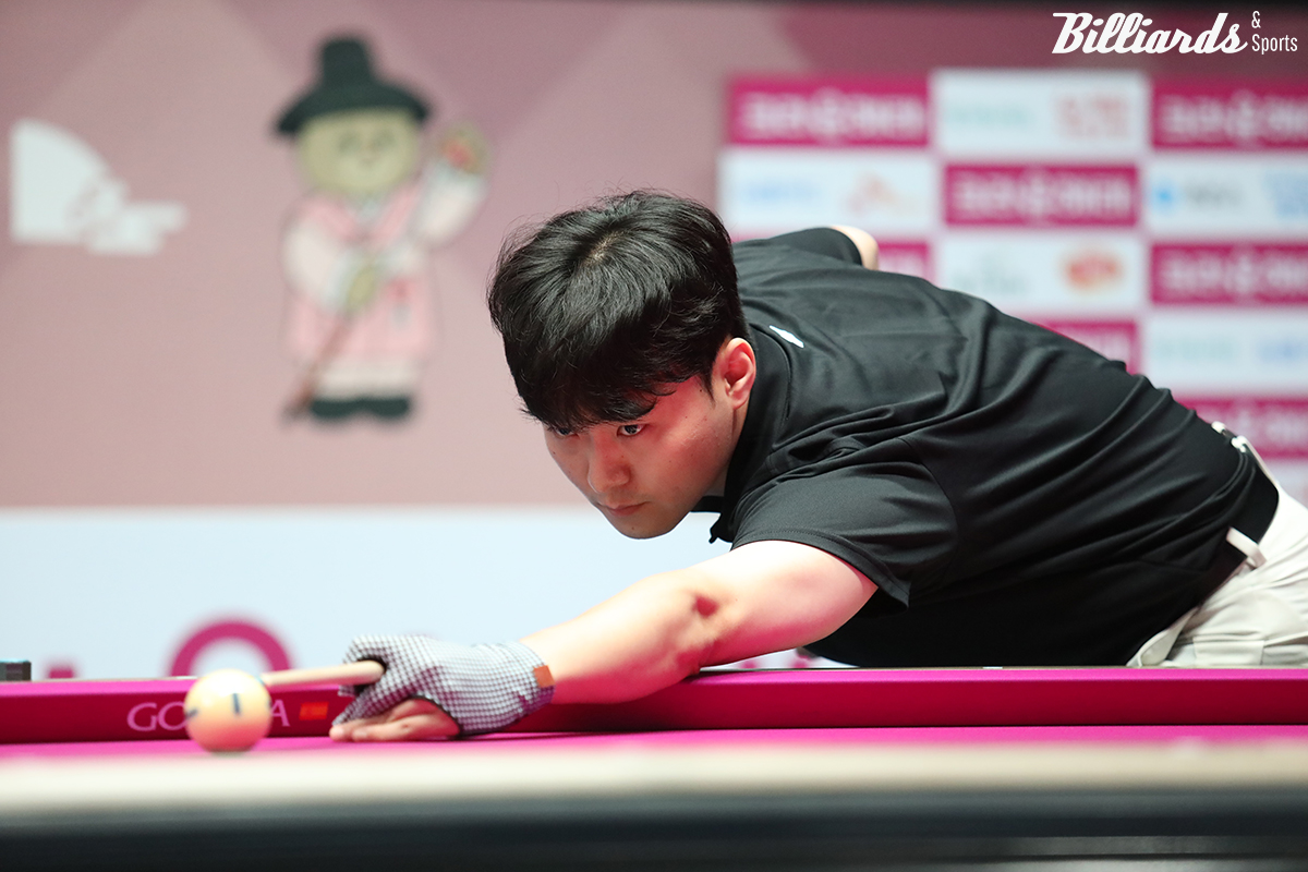 와일드카드로 프로당구 PBA 5차 투어에 출전한 이동규(29)가 다니엘 산체스(웰컴저축은행)에 이어 쩐득민(하림)을 꺾고 세계 정상급 선수들과 어깨를 나란히했다.  사진=고양/이용휘 기자