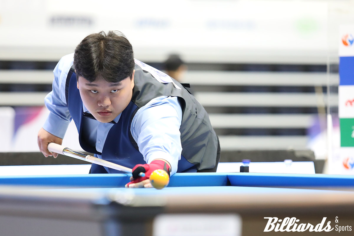 전국체전에 첫 출전한 정예성이 최완영을 꺾고 금메달을 목에 걸었다. 사진=부산/이용휘 기자