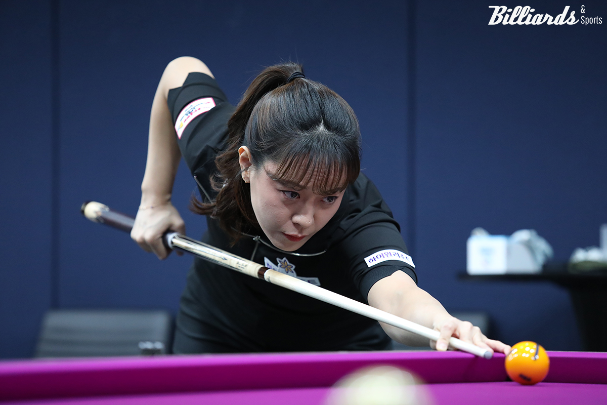 임경진은 8강에서 애버리지 1.571로 이마리를 3-0으로 제압했다.