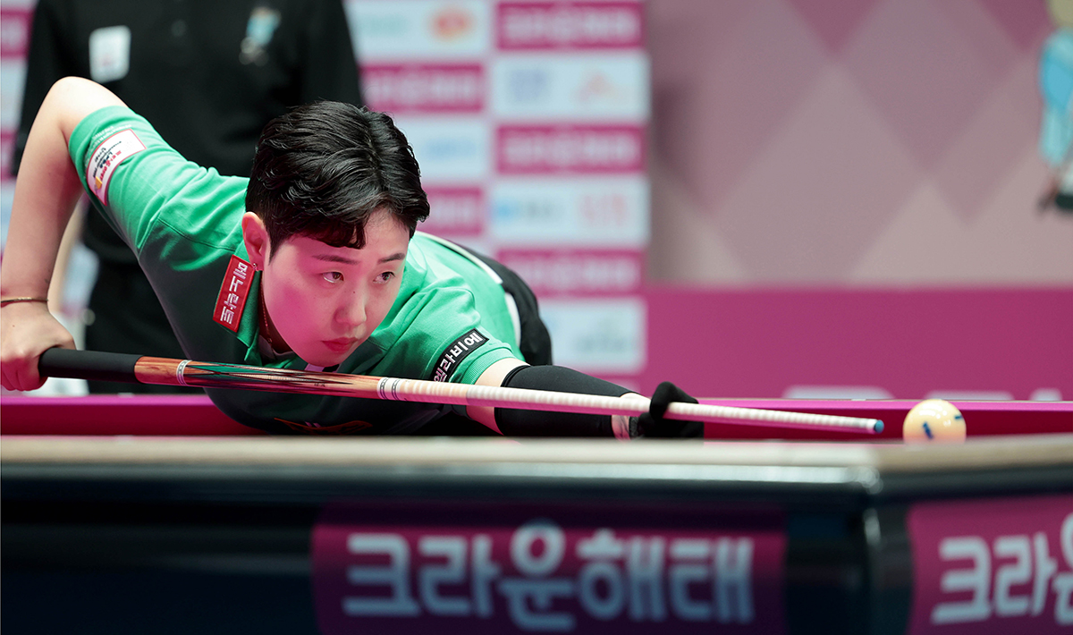 김세연은 세트스코어 0-2에 3세트 9이닝까지 7:7의 접전을 벌이며 탈락 4점을 남겨둔 상황에서 역전에 성공했다. 