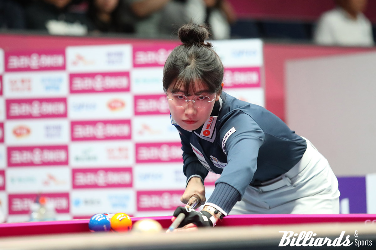 결승 가는 길목에서 김가영과 만난 이미래.