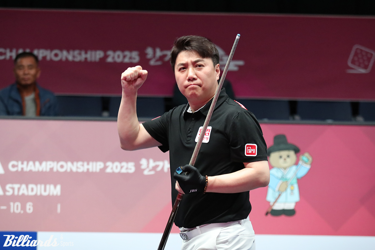 김종원(웰컴저축은행)이 다비드 사파타(우리금융캐피탈)에게 5년 3개월여 만에 복수에 성공하며 시즌 첫 8강에 진출했다.  사진=고양/이용휘 기자