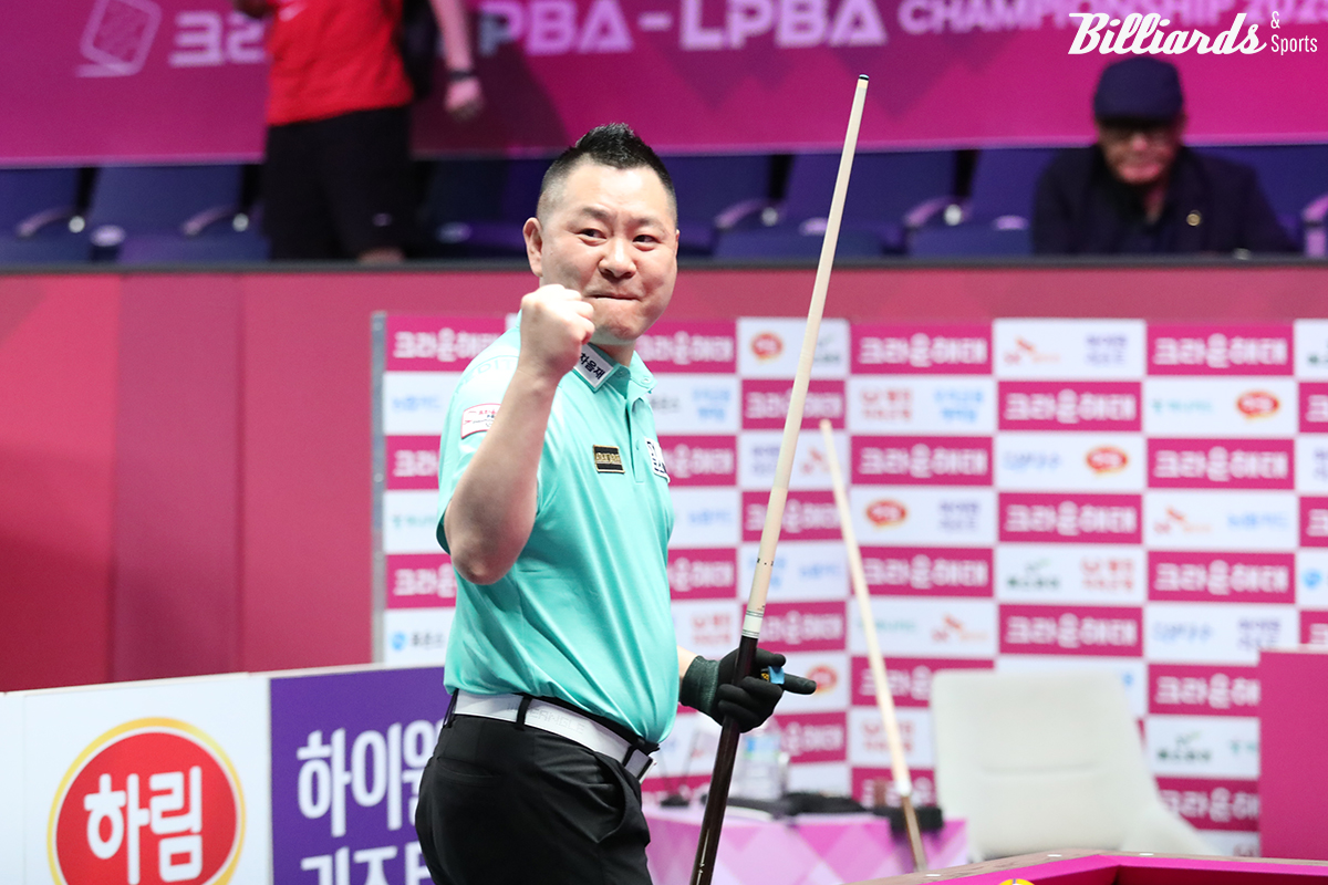 서현민(웰컴저축은행)이 5차 투어 16강전에서 노병찬(크라운해태)을 3-1로 꺾고 8강에 올라갔다.  사진=고양/이용휘 기자