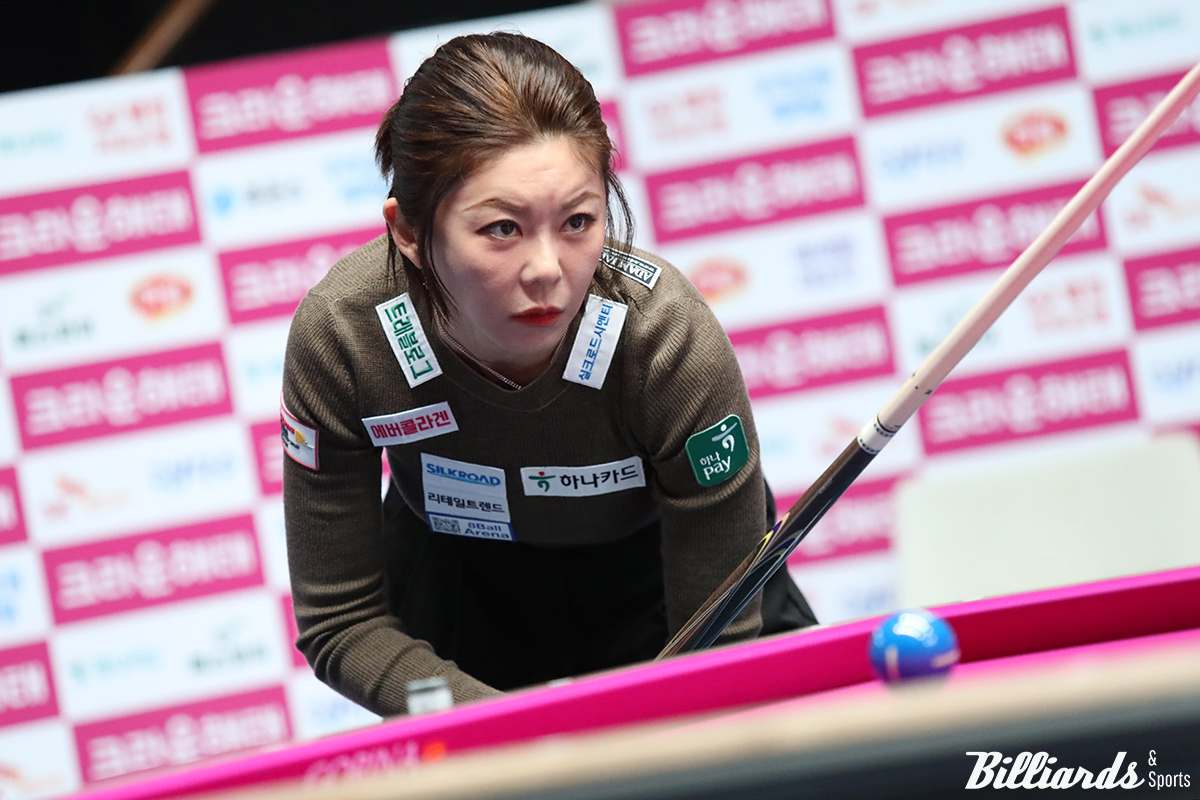 김가영(하나카드)이 5일 열리는 크라운해태 LPBA 챔피언십 결승전에서 임경진(하이원리조트)과 우승을 다툰다.  사진=고양/이용휘 기자