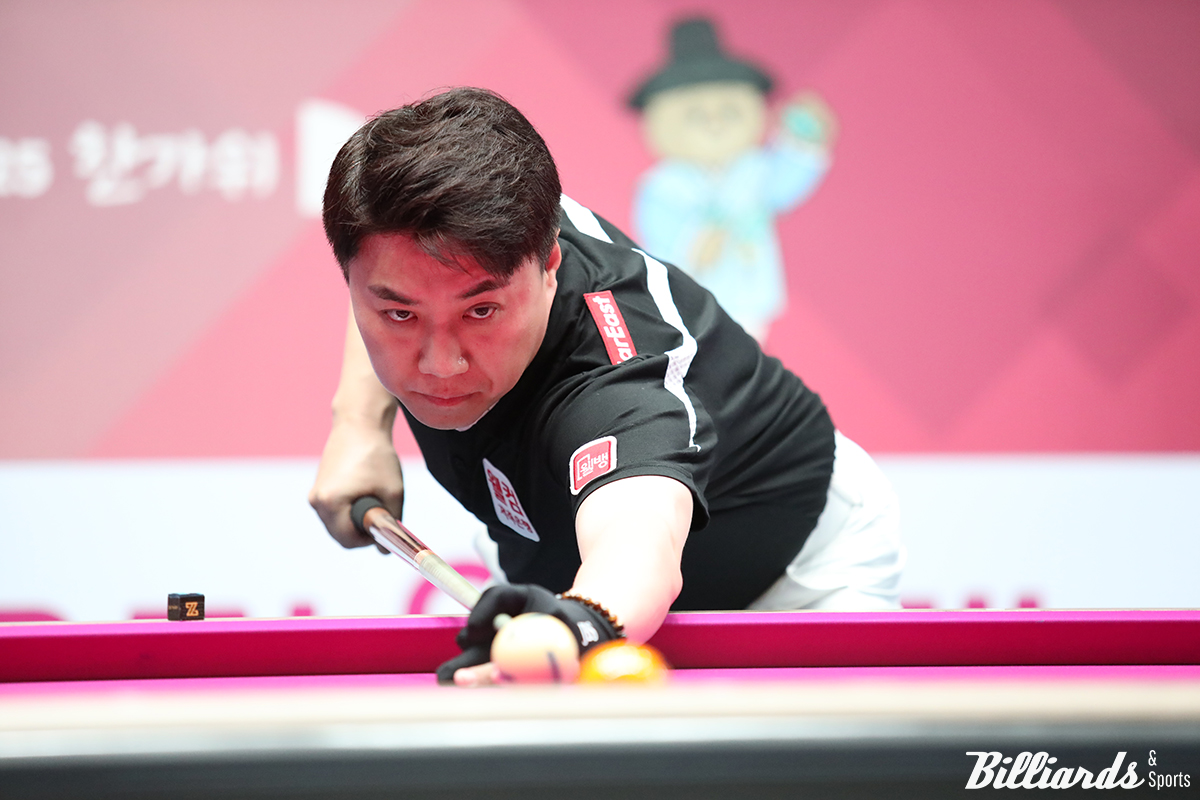 김종원(웰컴저축은행)이 5일 낮 12시에 열린 프로당구 5차 투어 크라운해태 챔피언십 한가위 준결승에 진출하며, 3년 7개월의 한을 풀었다.  사진=고양/이용휘 기자