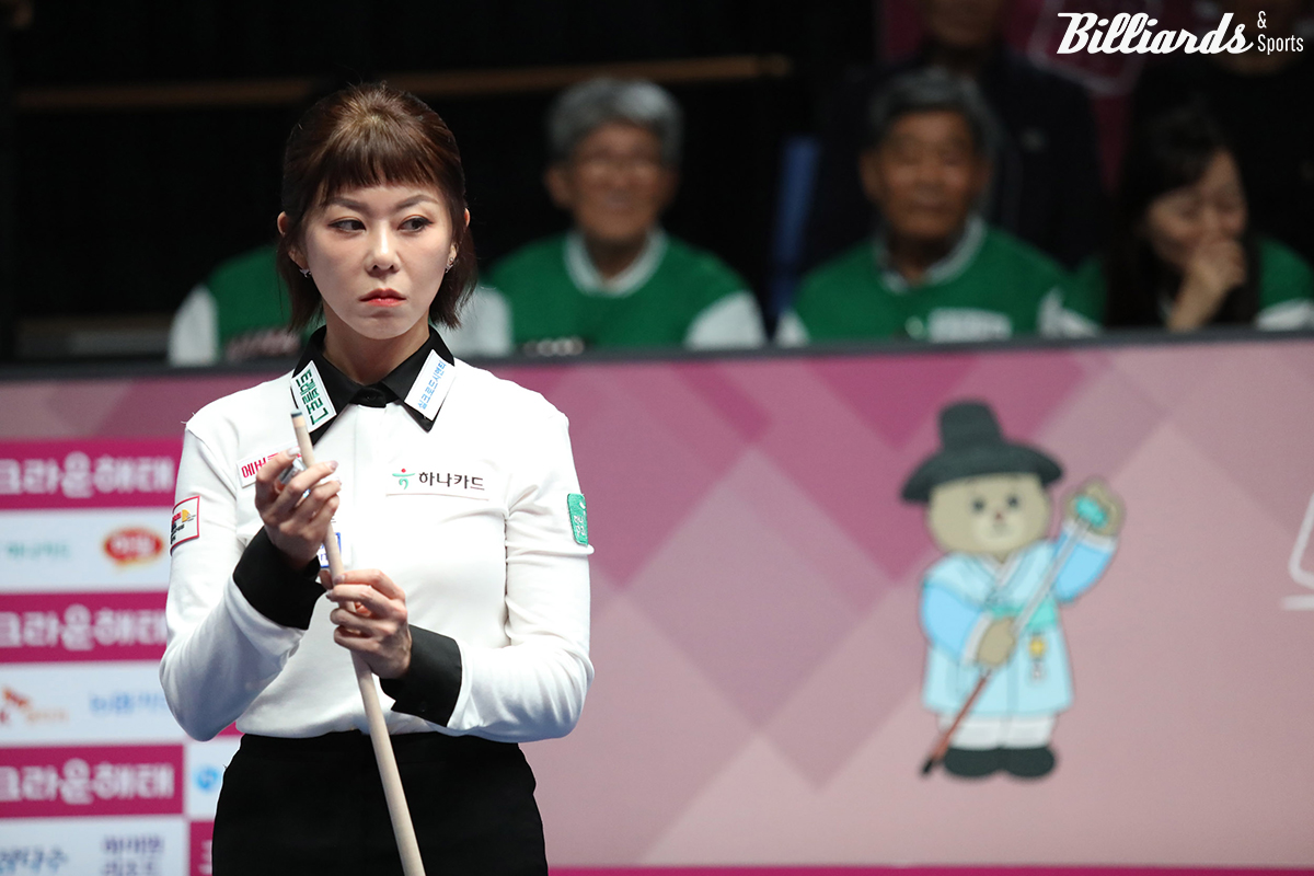 김가영은 세트스코어 3-1로 앞서 일찌감치 우승을 확정하는 듯했으나, 5세트와 6세트를 내주고 3-3 동점을 허용했다.