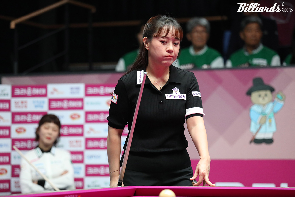 패배 직전에 기사회생해 승부를 7세트까지 끌고갔던 임경진은 마지막 세트를 3:9(7이닝)로 패하면서 아쉽게 준우승에 머물렀다.