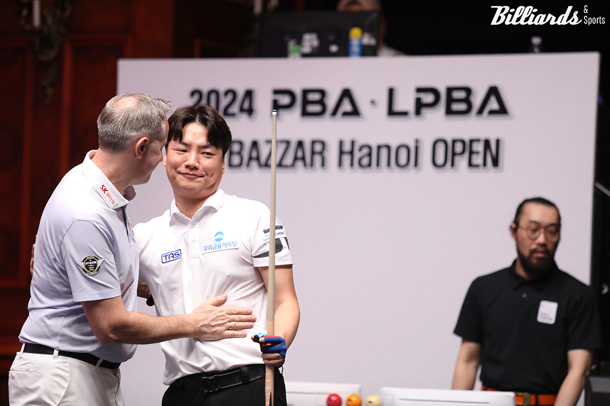 지난 시즌에 열린 '에스와이 하노이 오픈' 8강전에서 강민구는 레펀스를 세트스코어 3-0으로 완파하며 첫 우승 후 1년 6개월의 긴 슬럼프에서 벗아나 4강에 진출했다.