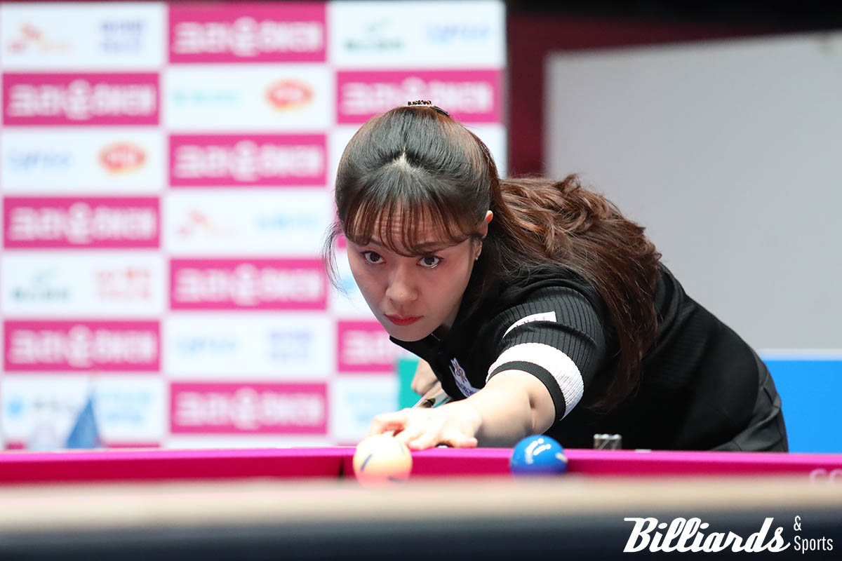 추석 연휴 열린 '크라운해태 LPBA 챔피언십'에서 두 번째 준우승을 차지한 임경진. 사진=이용휘 기자