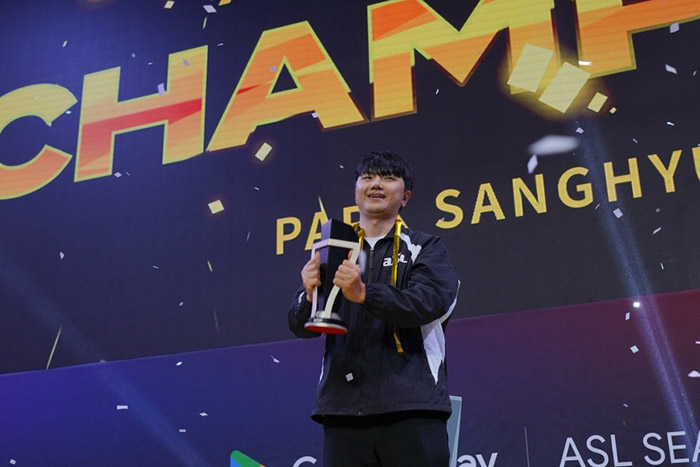 우승을 차지한 박상현.