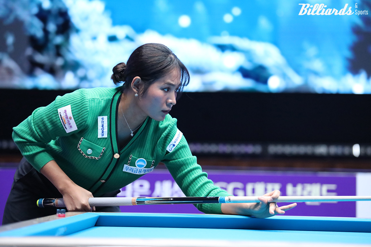 스롱 피아비(우리금융캐피탈)가 7차 투어 하이원리조트 LPBA 챔피언십 64강에서 탈락하는 이변이 연출됐다.  사진=정선/이용휘 기자