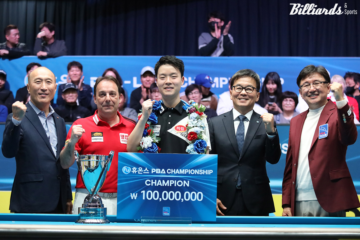 6차 투어에서 김영원은 다니엘 산체스(웰컴저축은행)를 결승에서 꺾고 통산 두 번째 프로당구 정상에 올랐다.