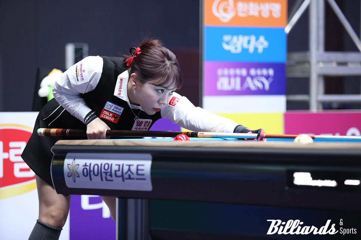 25점을 모두 획득하고 무난히 32강에 오른 김예은.