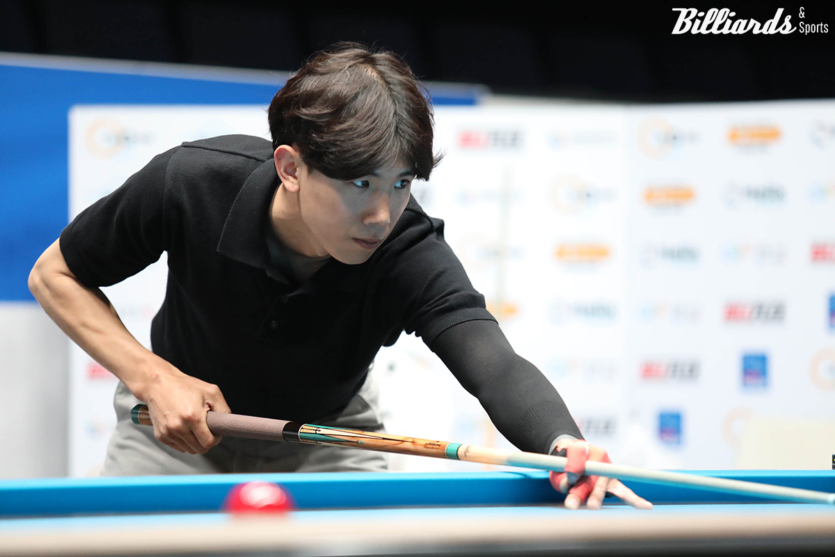 레펀스를 꺾은 와일드카드 최우진. 빌리어즈앤스포츠 DB.