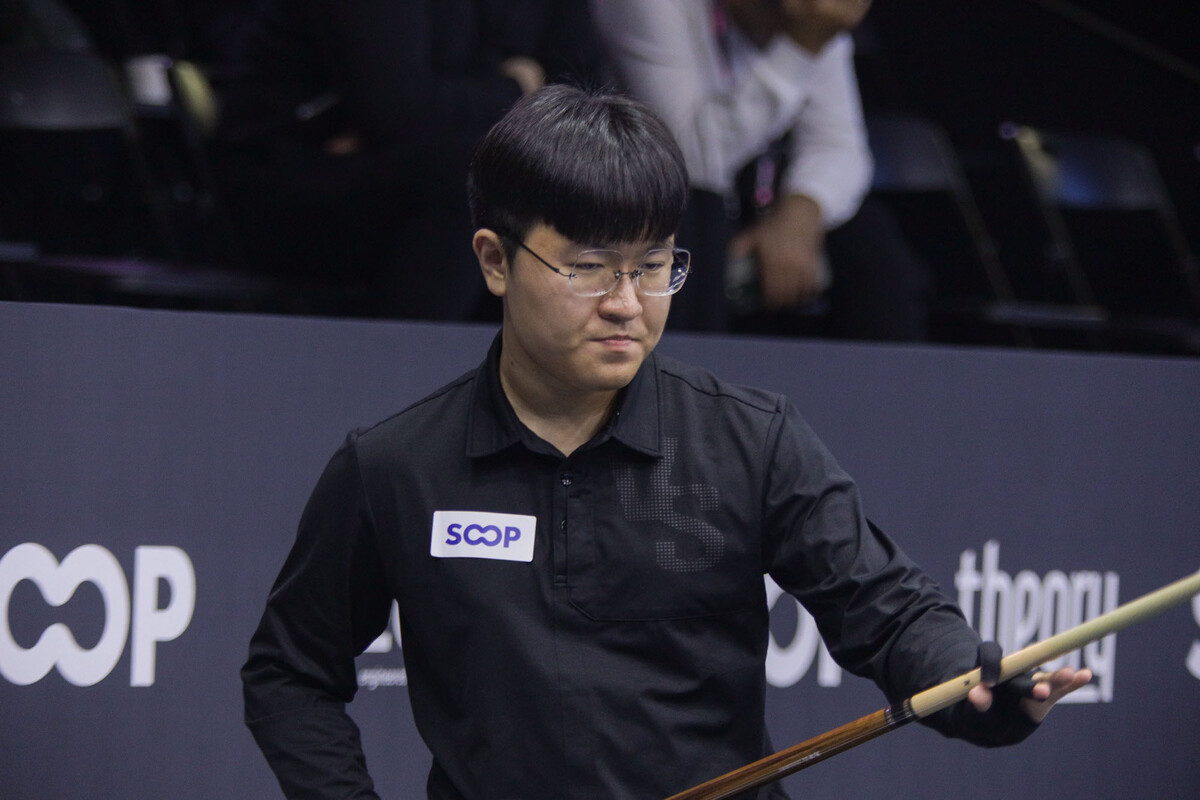 김건윤은 예선 2라운드와 3라운드에서 연일 하이런 14점, 13점의 장타를 터트렸다.