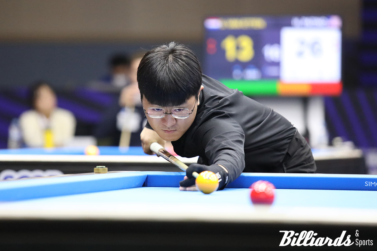 18세 김건윤은 PPPQ라운드부터 출전해 매 라운드 조1위에 오르며 Q라운드에 진출. 자신의 월드컵 최고 기록을 경신했다. 사진=광주/이용휘 기자