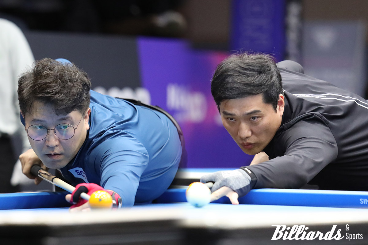 황봉주와 차명종이 나란히 조 1위에 올라 Q라운드를 통과하고 32강에 안착했다. 사진=광주/이용휘 기자