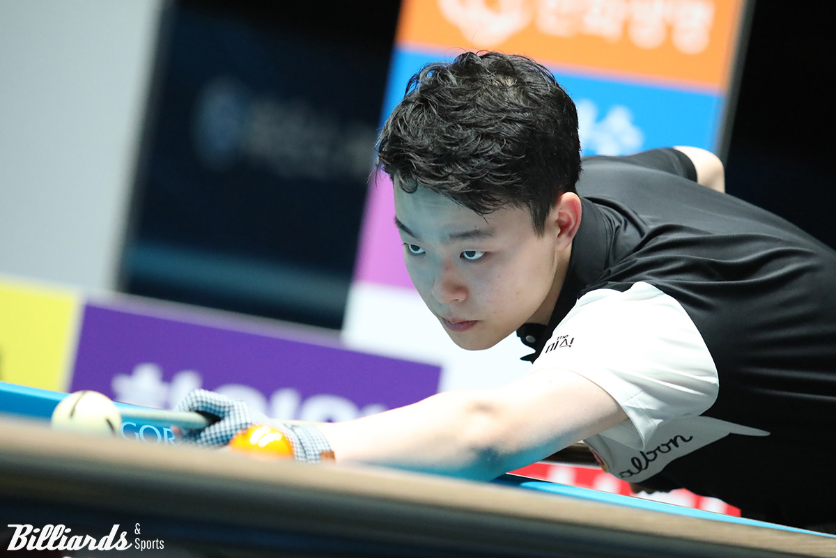 6차 투어를 우승한 김영원(하림)이 7차 투어 128강전을 무난하게 통과하고 64강에 진출했다.  사진=이용휘 기자