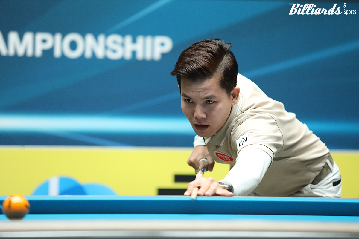 응우옌프엉린(하림)은 진이섭을 3-1로 제압했다.