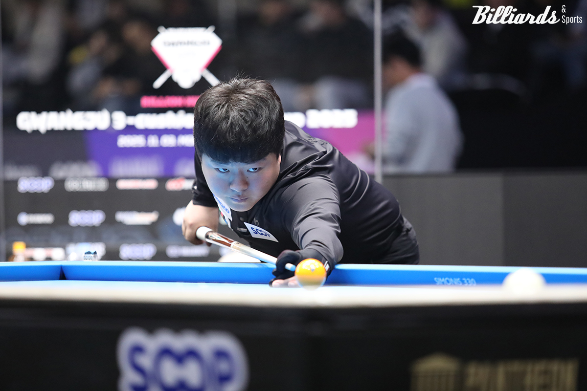 조명우는 김행직(전남)의 애버리지 4.000의 맹타에 패배를 당했다.