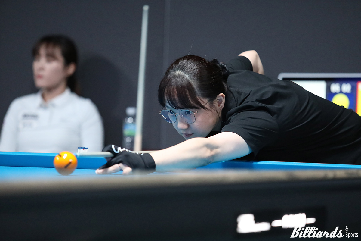 16강에서 임정숙에게 패한 장혜리.