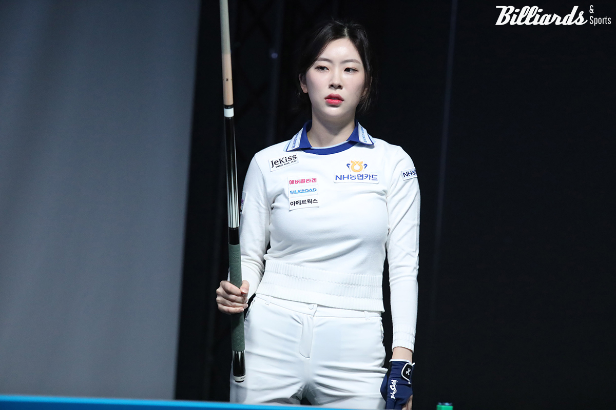 정수빈은 이번 대회에서 김가영(하나카드)과 박정현(하림)을 연파하고 16강에 진출했다.