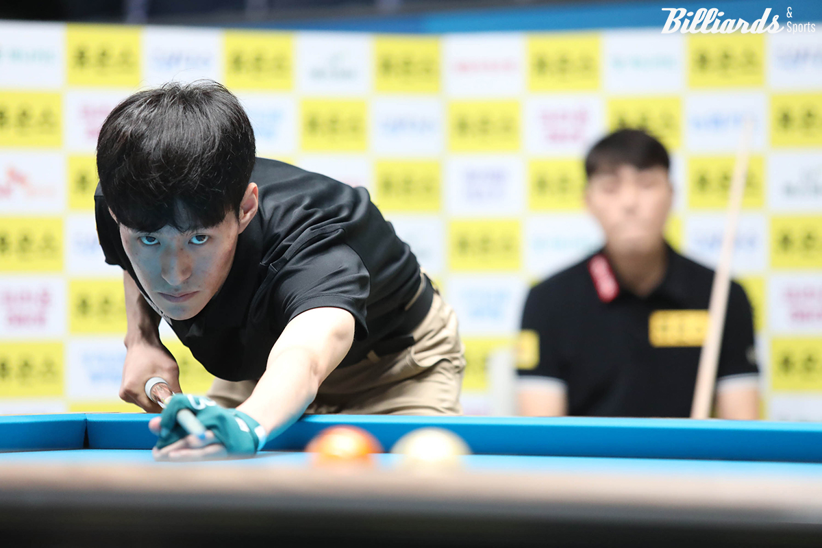 김홍민은 PBA 1부 투어에서 최성원(휴온스), 조재호(NH농협카드), 에디 레펀스(SK렌터카) 등 최정상 선수들에게 승리한 바 있다.